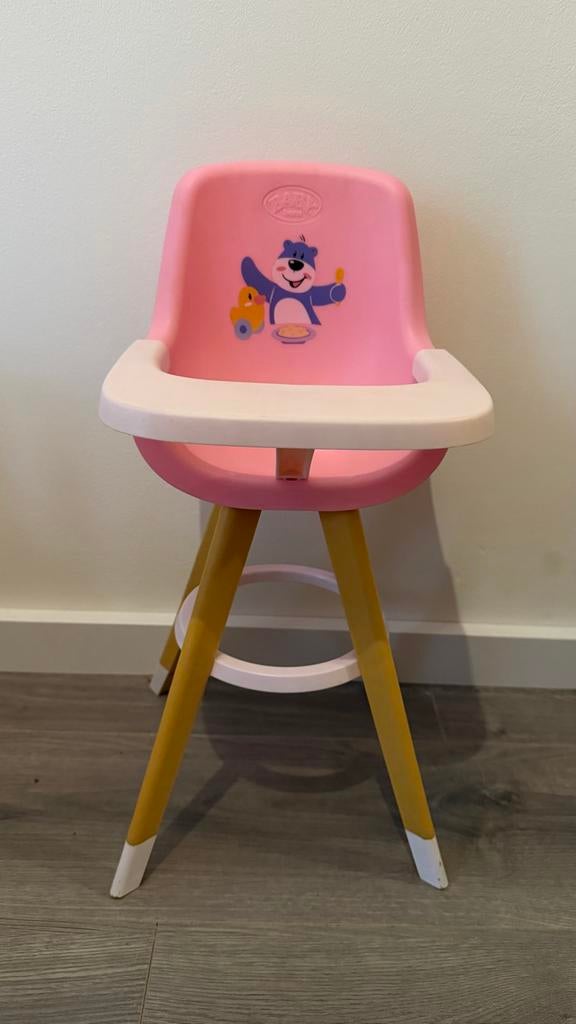 Baby Born Eetstoel voor poppen - Exclusief pop, Kinderen en Baby's, Speelgoed | Overig, Zo goed als nieuw, Jongen of Meisje, Ophalen