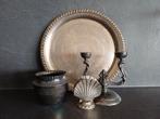 Dienblad met Kandelaar , Vaas en Servethouder voor € 10, Antiek en Kunst, Curiosa en Brocante, Ophalen