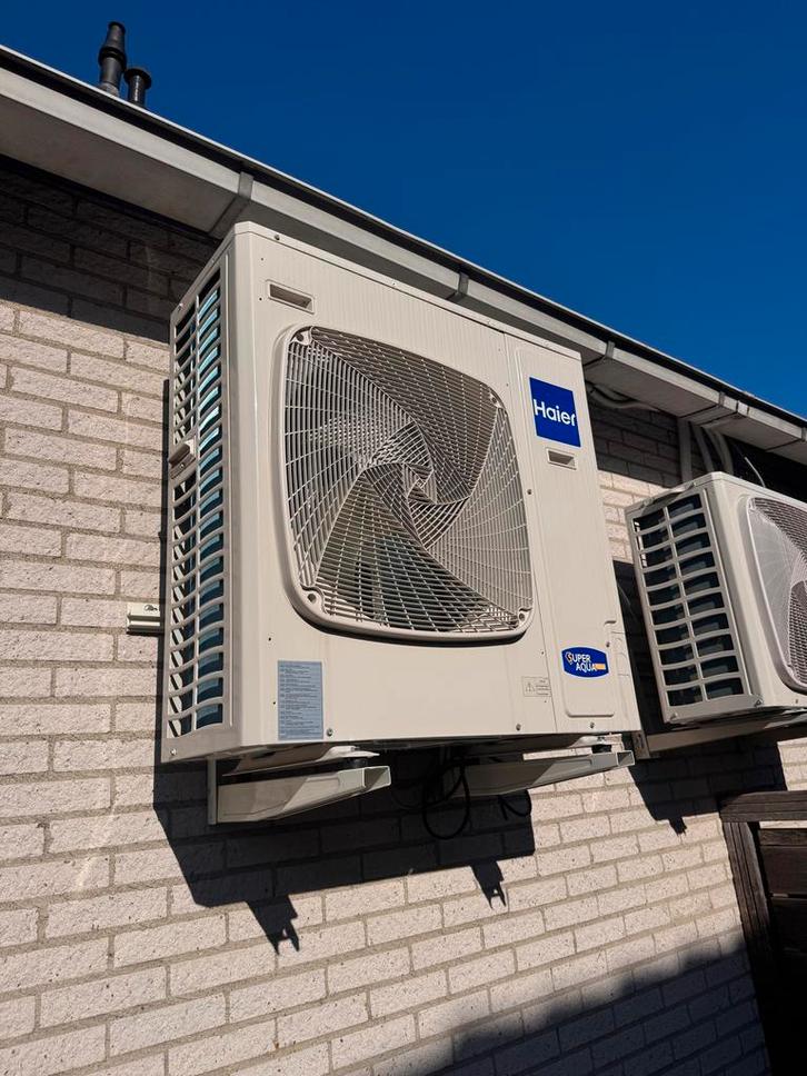 Haier Warmtepomp - Efficiënte Verwarming en Koeling, Witgoed en Apparatuur, Airco's, Nieuw, Wandairco, 100 m³ of groter, 3 snelheden of meer