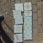 Portugese tegels 20x20x1,6 cm - 9 hele en 1 halve, Doe-het-zelf en Verbouw, Tegels, Overige materialen, Gebruikt, Overige typen