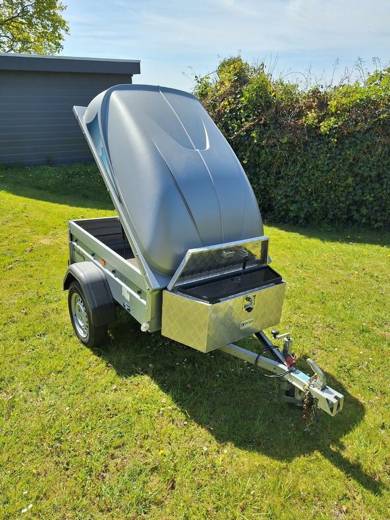 Brenderup 1150 Aanhanger met Hardtop en Disselbak, Auto diversen, Aanhangers en Bagagewagens, Ophalen