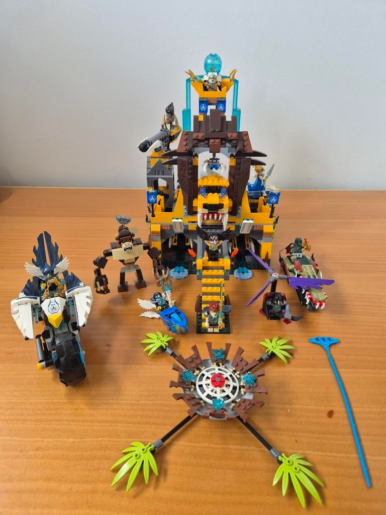 Lego Chima sets 70010, 70125, 70007, 70105, Ophalen of Verzenden, Gebruikt, Complete set, Lego