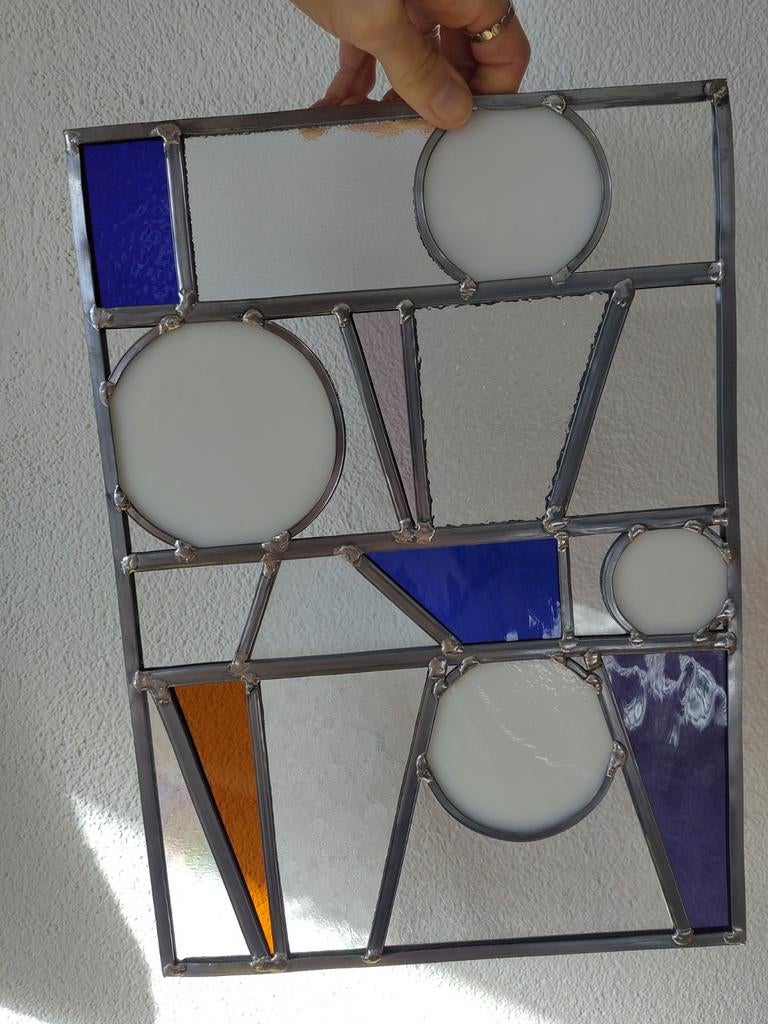 Glas in lood raam, Ophalen of Verzenden, Nieuw, Minder dan 80 cm, Minder dan 80 cm