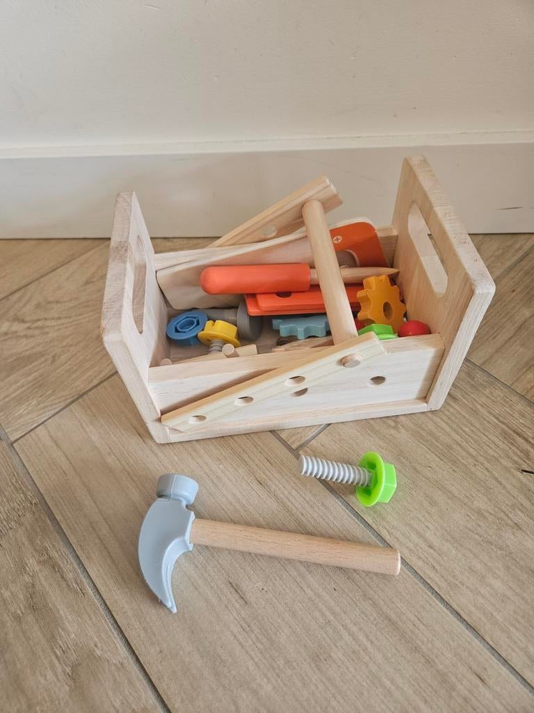 Houten Gereedschapset Speelgoed - Prima Staat, Ophalen of Verzenden, Gebruikt, Jongen of Meisje