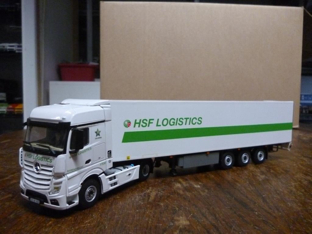 WSI Mercedes Actros HSF, Hobby en Vrije tijd, Modelauto's | 1:50, Ophalen of Verzenden, Nieuw, Bus of Vrachtwagen, Wsi