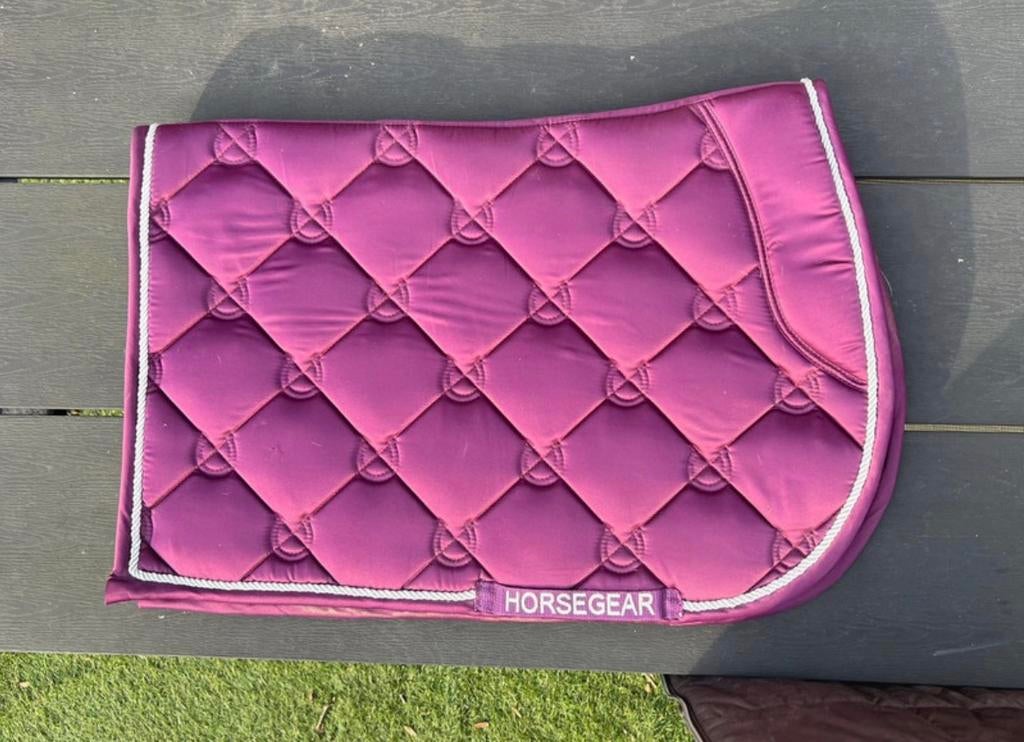 Horsegear dekje full veelzijdigheid paars, Dieren en Toebehoren, Ophalen of Verzenden, Zo goed als nieuw, Dekje