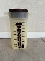 vintage maatbeker litermaat met schenktuiten 1 Liter H20 cm, Ophalen of Verzenden, Gebruikt