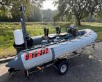 Avon SR4.7 RIB inclusief motor en trailer - vaarklaar, Gebruikt, Benzine, Minder dan 70 pk, Overige materialen