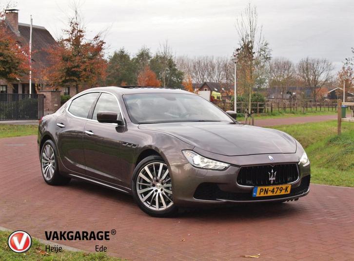 Maserati Ghibli 3.0 | Panoramadak | Camera | Dealer onderhou, Auto's, Maserati, Bedrijf, Te koop, Ghibli, ABS, Airbags, Airconditioning