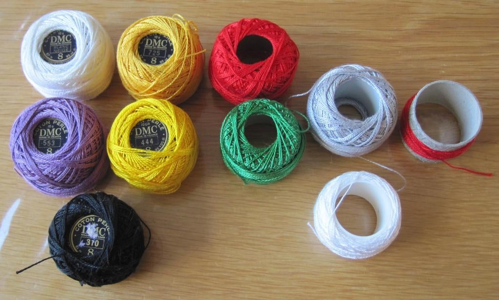 DMC pearl cotton - coton perlé boorduurgaren, Ophalen of Verzenden, Zo goed als nieuw, Handborduren, Borduurgaren of Zijde