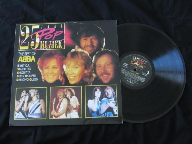 ABBA vinyl lp 25 jaar Pop Muziek (the best of ABBA), Ophalen of Verzenden, Gebruikt, 12 inch