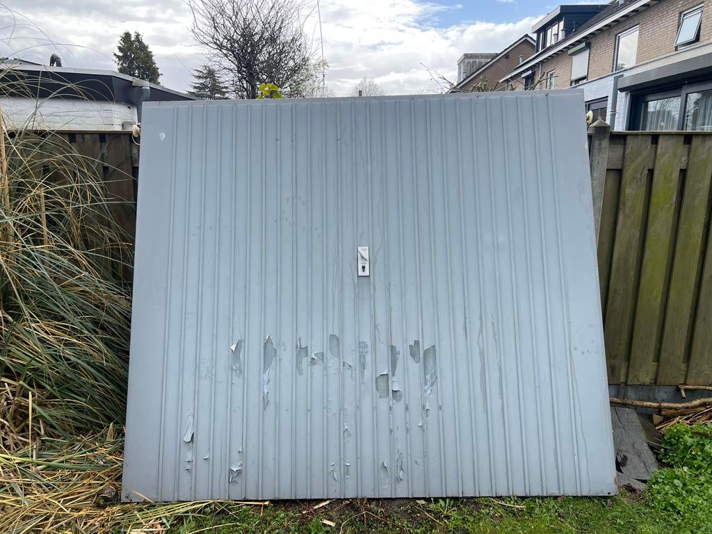 Garagedeur kanteldeur, 10€ toe, Ophalen, Gebruikt, 120 cm of meer, Garagedeur