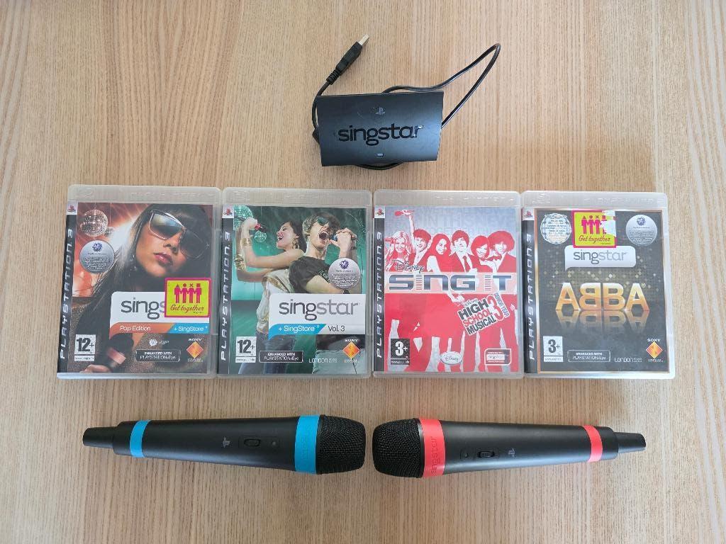 Singstar set, Spelcomputers en Games, Games | Sony PlayStation 3, Ophalen, Muziek, Gebruikt, 2 spelers