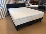 Boxspring 160x210cm Grijs Direct/Leverbaar, Huis en Inrichting, Slaapkamer | Boxsprings, Ophalen, 210 cm, Mwonenenslapen, Mwonenenslapen@ziggo.nl