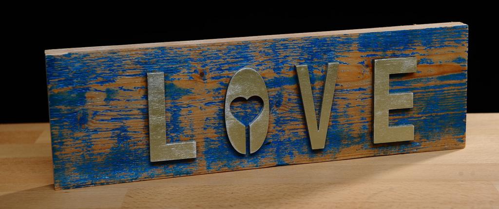 Bordje love, Huis en Inrichting, Woonaccessoires | Wanddecoraties, Ophalen of Verzenden