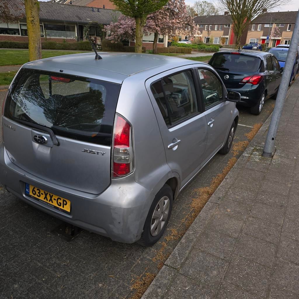 Subaru Justy 1.0 2007 Grijs, Auto's, Subaru, Voorwielaandrijving, Justy, Stof, Origineel Nederlands
