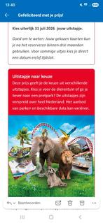 Uitstapje naar keuze 4 personen postcodeloterij, Tickets en Kaartjes, Drie personen of meer, Ticket of Toegangskaart