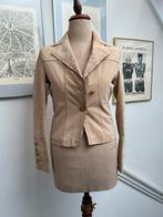 Arma Cropped Leren Jas Beige Dames 40, Kleding | Dames, Ophalen of Verzenden, Gedragen, Maat 38/40 (M), Beige