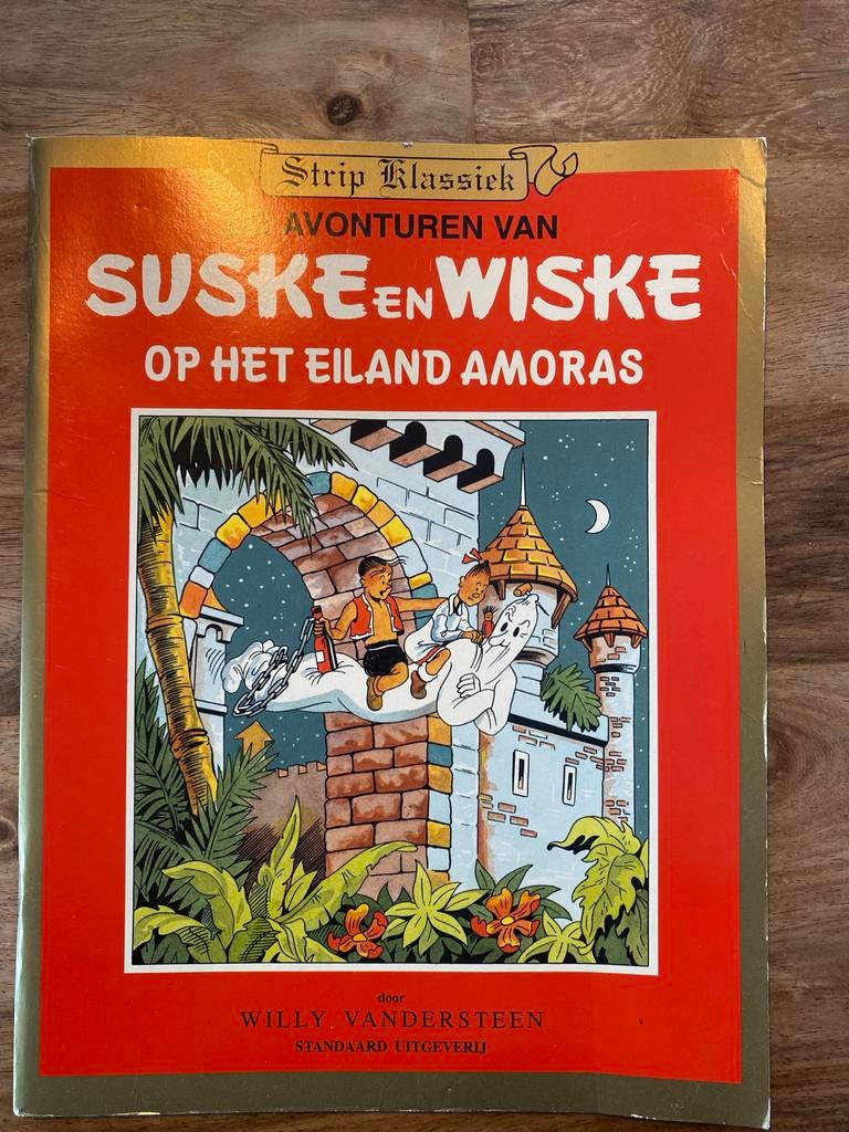 Suske en Wiske op het eiland Amoras, Boeken, Stripboeken, Gelezen, Eén stripboek, Ophalen of Verzenden