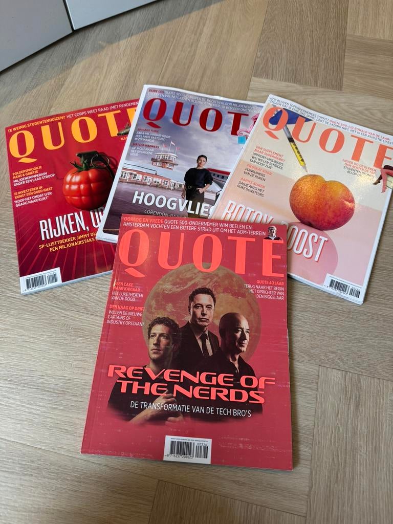Quote tijdschriften, Boeken, Ophalen of Verzenden, Zo goed als nieuw