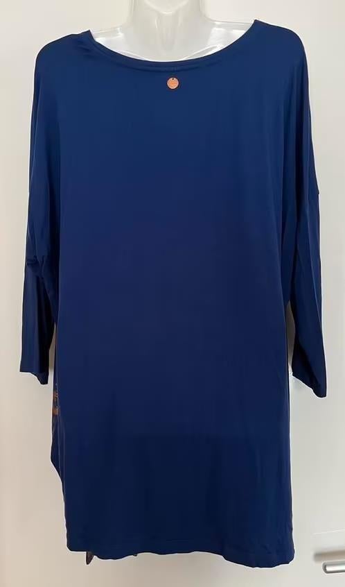 Samoon top maat 48[vj], Kleding | Dames, Grote Maten, Ophalen of Verzenden, Nieuw, Blauw, Shirt of Top