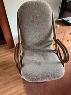 2 comfortabele Rotan stoelen (nieuwprijs €2.000), Huis en Inrichting, Ophalen, Twee, Zo goed als nieuw, Grijs