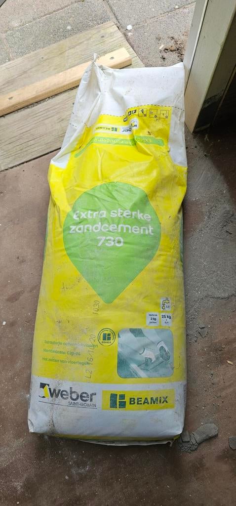 Weber extra sterke zandcement, Doe-het-zelf en Verbouw, Metselstenen, Ophalen, Beton