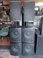 Grote krachtige set. 2x 1600 watt. Mooie staat, Audio, Tv en Foto, Luidsprekers, Subwoofer, Zo goed als nieuw, 120 watt of meer