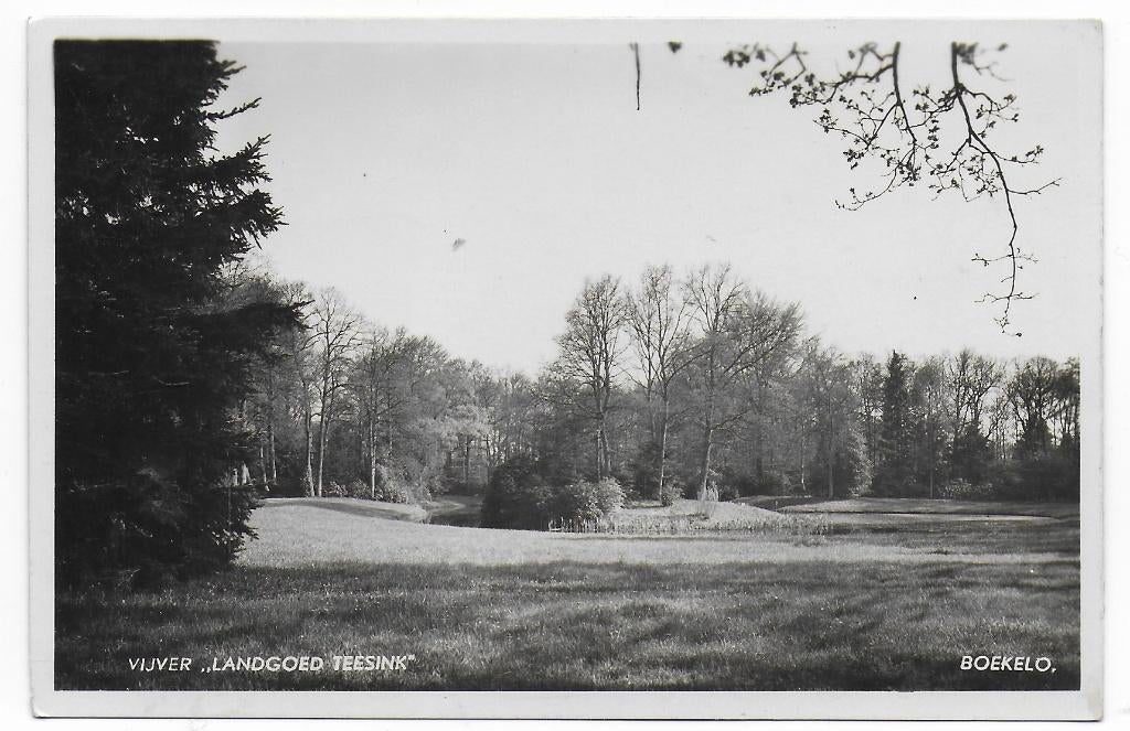 Boekelo Landgoed Tessink gelopen Ansichtkaart (B6674 ), Ophalen of Verzenden, Voor 1920, Gelopen