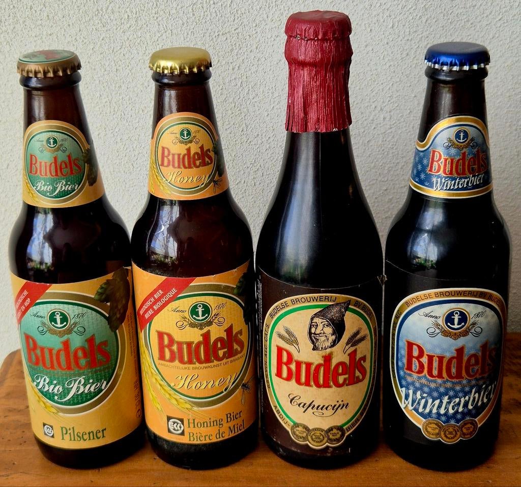 Verzamelaar; ZEER oude (1985) BUDELS flesjes bier TE KOOP 1, Verzamelen, Biermerken, Ophalen of Verzenden, Zo goed als nieuw, Flesje(s)