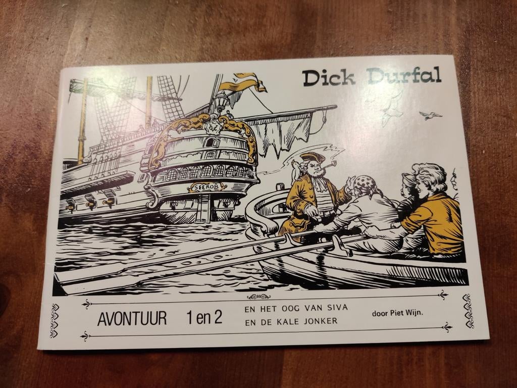 Dick Durfal Avontuur 1 en 2 - Het Oog van Siva & De Kale Jon, Ophalen of Verzenden, Zo goed als nieuw, Piet Wijn