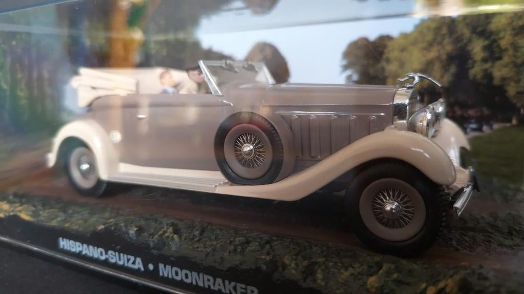 Hispano Suiza 007 Moonraker 1:43 James Bond collection Pol, Hobby en Vrije tijd, Overige merken, Auto, Verzenden, Nieuw