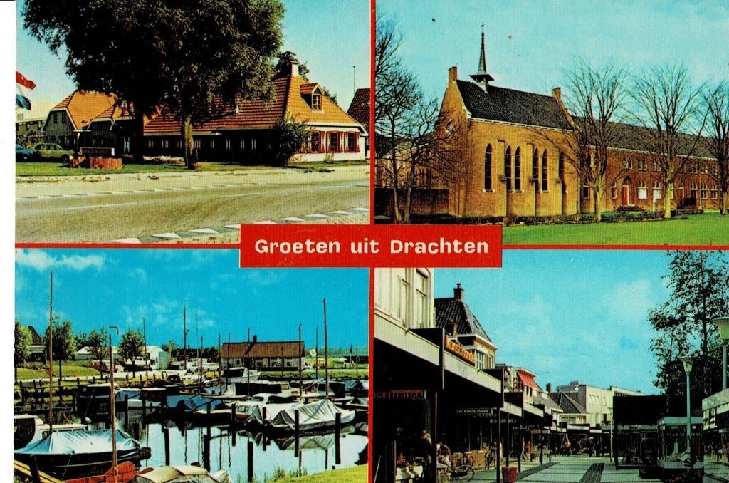 Drachten, Ophalen of Verzenden, 1960 tot 1980, Ongelopen, Friesland