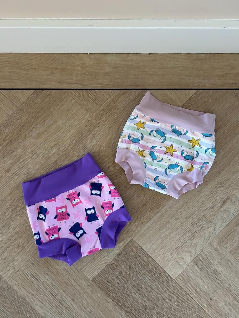 Z.g.a.n. 2 x zwembroekjes / zwemluiers van Flyish Direct, Flyish Direct, Meisje, Ophalen of Verzenden, Zo goed als nieuw