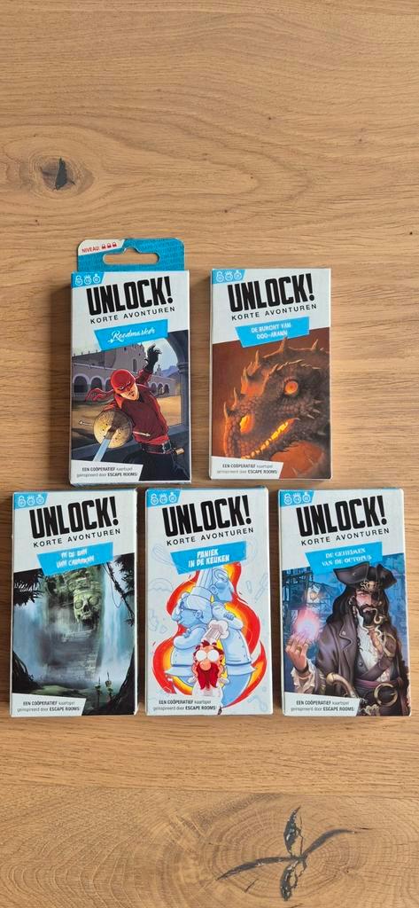 Unlock! Korte avonturen, Hobby en Vrije tijd, Gezelschapsspellen | Bordspellen, Zo goed als nieuw, Ophalen of Verzenden