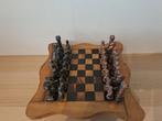 Vintage handgemaakte schaakbord, Ophalen of Verzenden