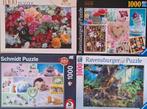Opruiming puzzels, 4 voor 20 euro, Ophalen of Verzenden, 500 t/m 1500 stukjes, Gebruikt, Legpuzzel