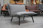 Luxe royale fauteuil BASTIA Jess Design metaal & leer grijs