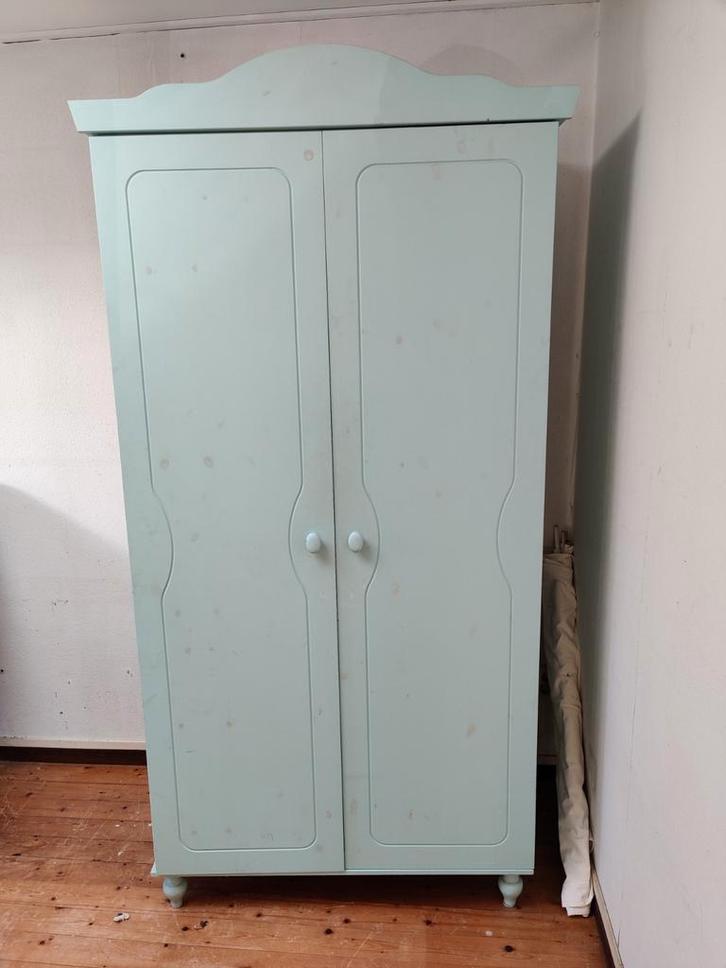 Vrolijke klerenkast, Huis en Inrichting, Kasten | Kledingkasten, Gebruikt, 150 tot 200 cm, 50 tot 75 cm, Ophalen