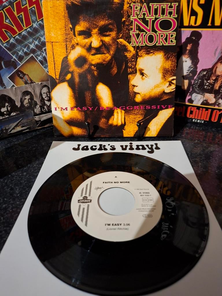 Faith No More - I'm Easy / Be Aggressive 7 inch single 1992, Cd's en Dvd's, Vinyl | Rock, Ophalen of Verzenden, Zo goed als nieuw