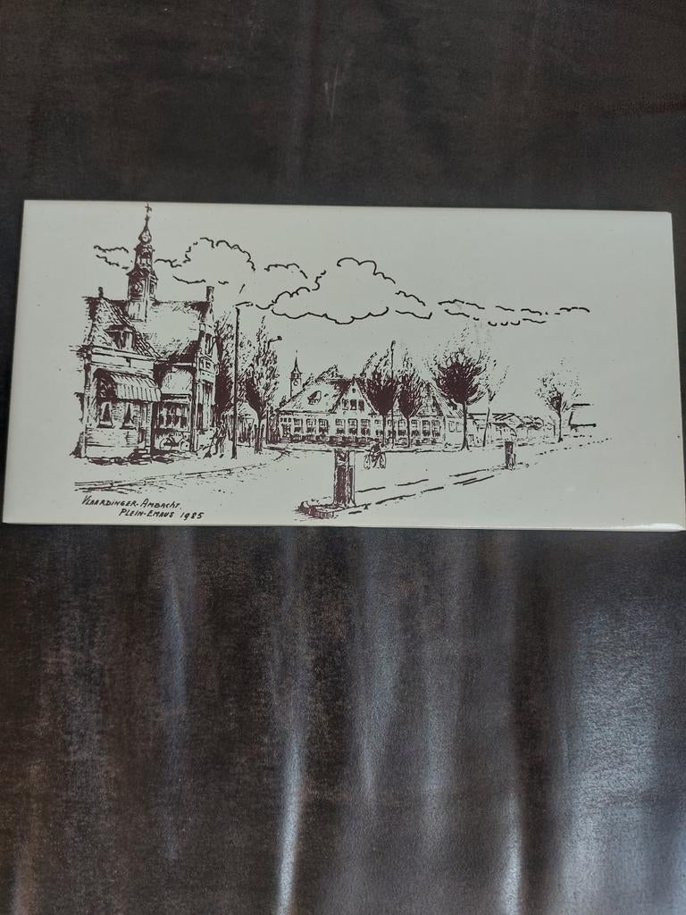 Vlaardingen tegel Plein Emaus, Antiek en Kunst, Ophalen of Verzenden