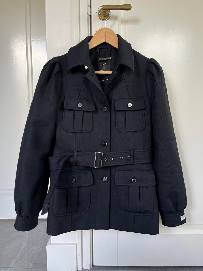 TED BAKER tussenjas maat 1 (34/XS), Kleding | Dames, Ophalen of Verzenden, Zo goed als nieuw, Maat 34 (XS) of kleiner, Blauw