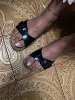 BIRKENSTOCK ZWART MADRID 38 NU GRATIS VERZENDING PER POST, Slippers, Verzenden, Zwart, Zo goed als nieuw