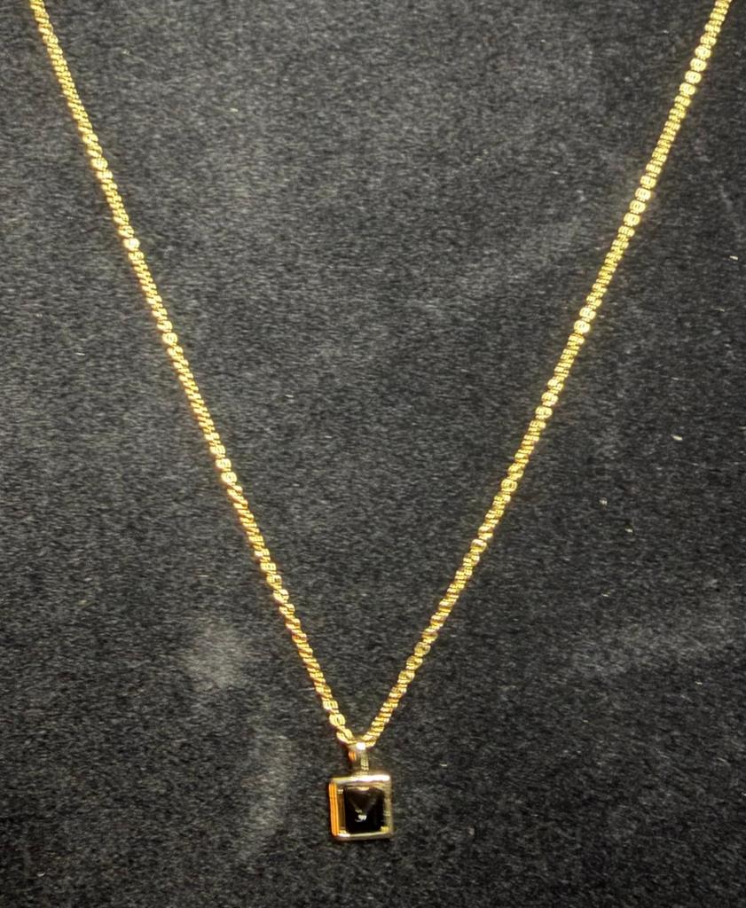 Ketting Emma & Chloe Lucile met onyx, Nieuw, Ophalen of Verzenden, Steen of Mineraal, Met edelsteen