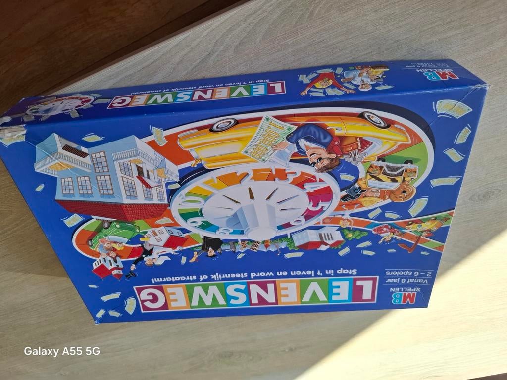 Levensweg Bordspel - Klassiek Familieplezier, MB Spellen, Vijf spelers of meer, 1027 Newport Ave, Pawtucket, RI 02861, USA, Ophalen of Verzenden