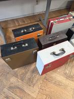 25x vintage platenkoffers + 3x vintage single koffers, Ophalen of Verzenden, Gebruikt, Overige instrumenten
