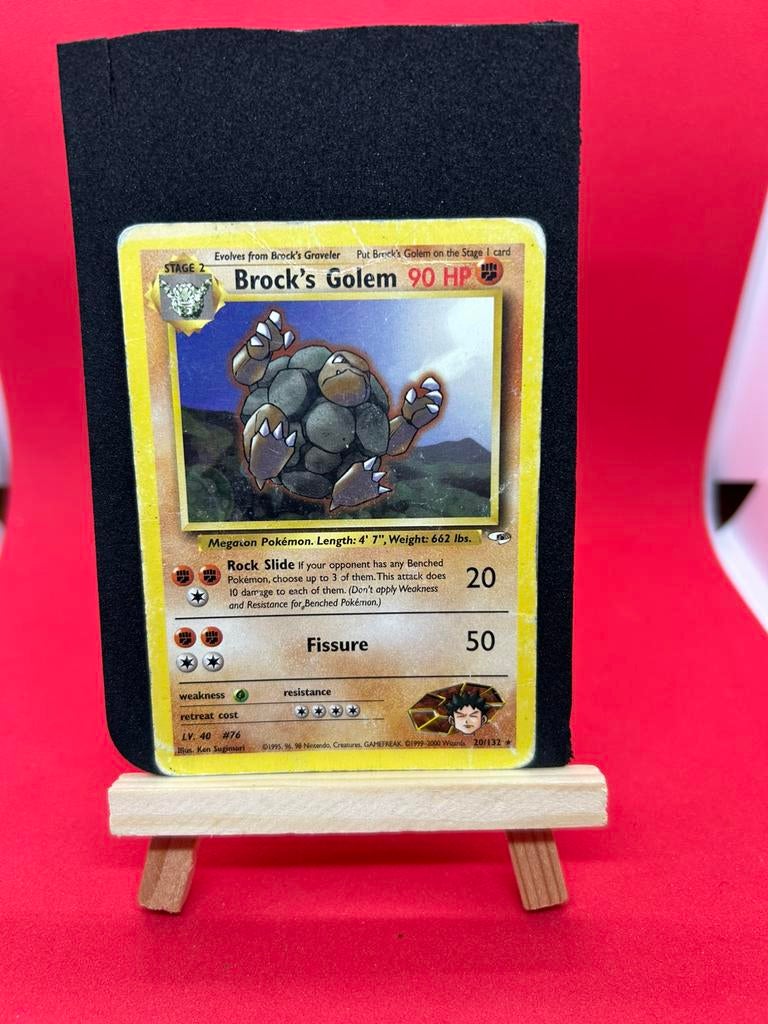 Brock’s Golem 20/132 Gym Heroes, Ophalen of Verzenden, Zo goed als nieuw