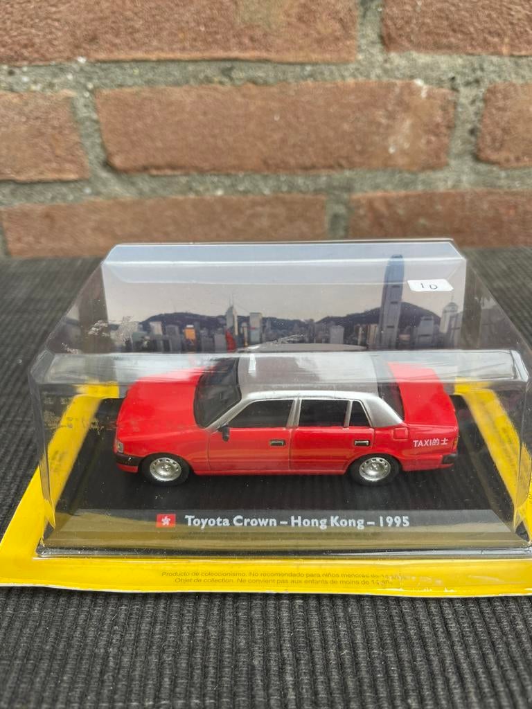 1:43 Toyota crown taxi Hong Kong ….. 10,-, Ophalen of Verzenden, Zo goed als nieuw, Auto, Overige merken