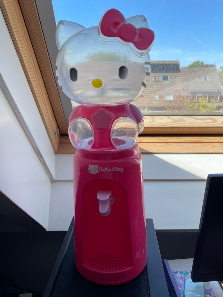 Hello Kitty water dispenser, Gebruikt, Overige stijlen, Ophalen of Verzenden, Roze