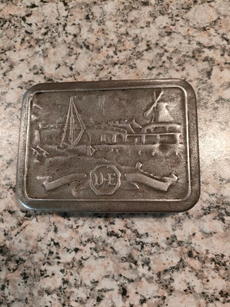 Doosje  Douwe Egberts verzilverd!, Ophalen, Zo goed als nieuw, Overige